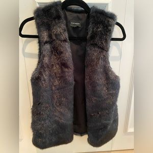 Club Monaco faux fur vest
